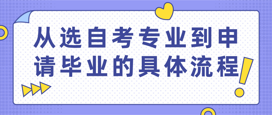 上班族報名自考，從選專業到申請畢業的具體流程